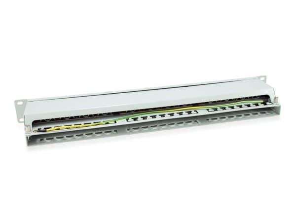 equip Pro - Patch Panel - Rack Monterbar - RJ-45 X 48 - Lysegrå - 1U - 48,3 cm (19")