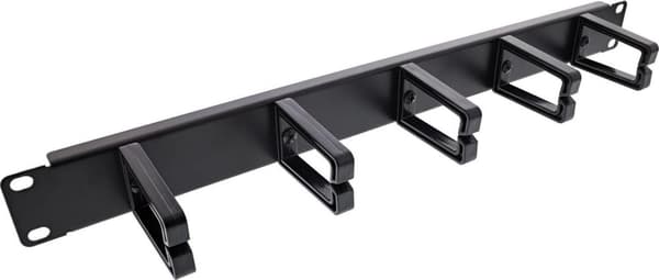 InLine - Kabelstyring - Sort, RAL 9005 - 1U - 48,3 cm (19") (19110O)