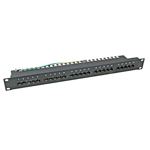 Helos ISDN Patch Panel - Patch Panel - RJ-45 (4 ben) X 25 - RAL 7035 - 1U - 48,3 cm ( 48,30 cm (19") (011952)