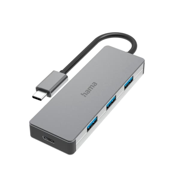 Hama USB-C Hub 4 Port USB 3.2 Gen2 10 Gbit/s Alu