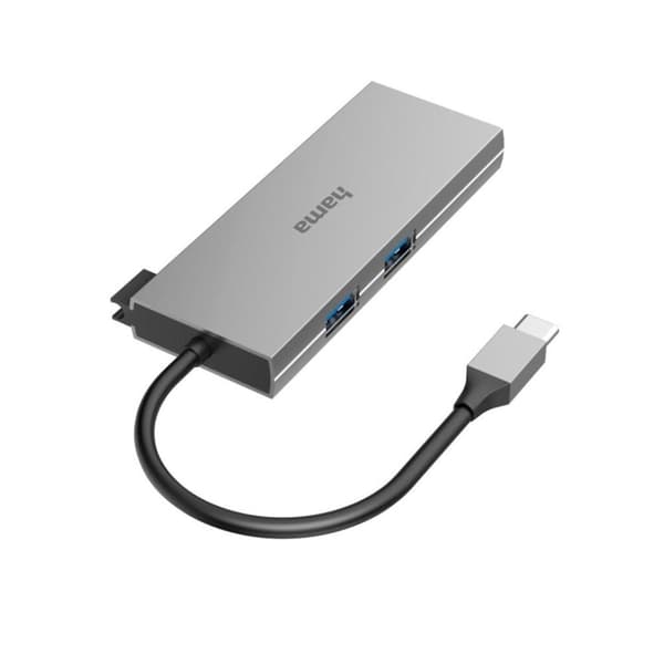 Hama USB-C Hub Multiport 6-port 2x USB-A USB-C HDMI&trade; SDMicroSD