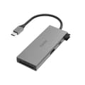 Miniatyrbillede 1 af 2: Hama USB-C Hub Multiport 6-port 2x USB-A USB-C HDMI&trade; SDMicroSD