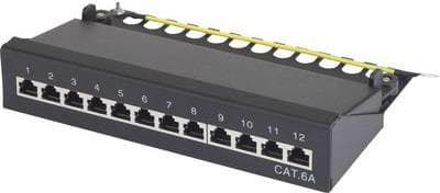 Renkforce 12-ports netværkspatchboks 25,4 cm (10") CAT 6a 1U (RF-3353154)