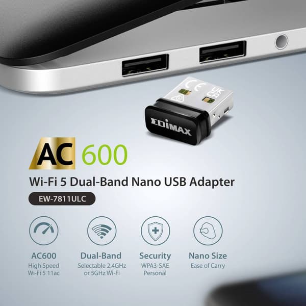 EDIMAX EW-7811ULC WiFi Adapter USB 2.0