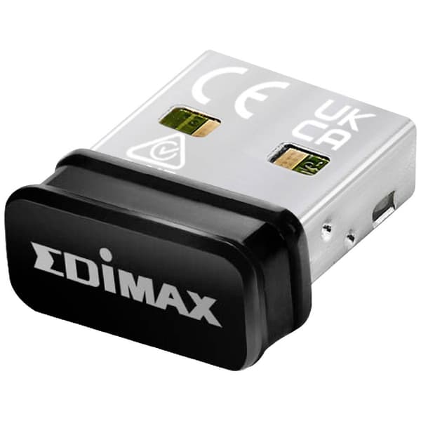 EDIMAX EW-7811ULC WiFi Adapter USB 2.0 Svart, Grå