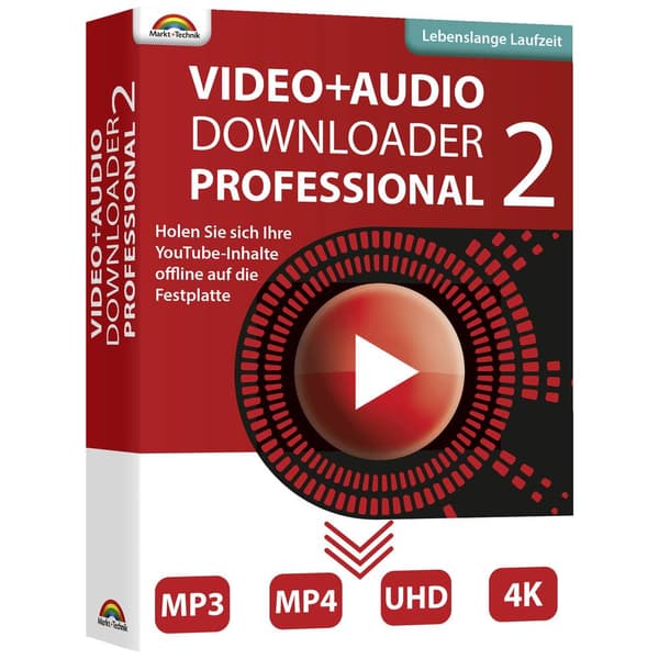 Multimedia-programvara Markt & Technik Video und Audio Downloader Pro 2 Windows
