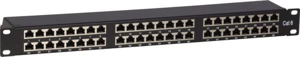 DS-IT CAT5, FTP-verkkokorjauspaneeli, 19”, 48x. (DS-Patch5-48FTP)