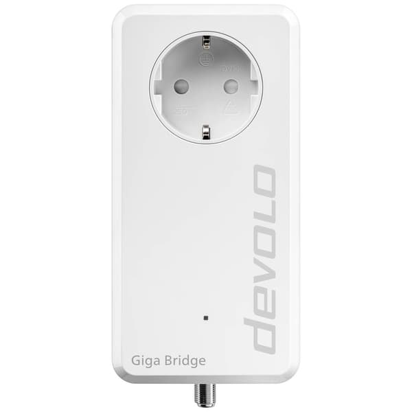 Devolo Giga Bridge Coax Nätverksadapter 8860 EU IP-brygga, glasfiber