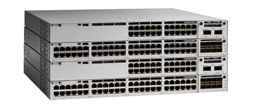 CATALYST 9300X 12X25G FIBER/PORTS MODULAR UPLINK SWITCH Grå
