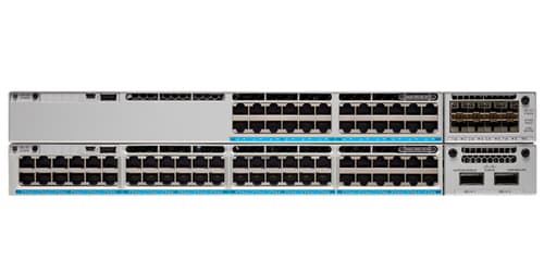Catalyst 9300  48 GE SFP Ports, modular uplink Switch Grå
