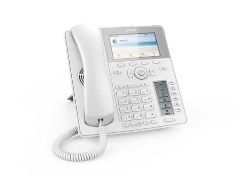 SNOM D785 WHITE/GLOBAL 700 DESKPHONE WHITE Hvid