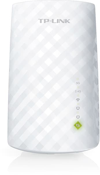 TP-LINK | Extender | RE200 | 802.11ac | 2.4GHz/5GHz | 300+433  Mbit/s | 10/100 Mbit/s | Ethernet LAN (RJ-45) ports 1 | MU-MiMO No | no PoE | Antenna t