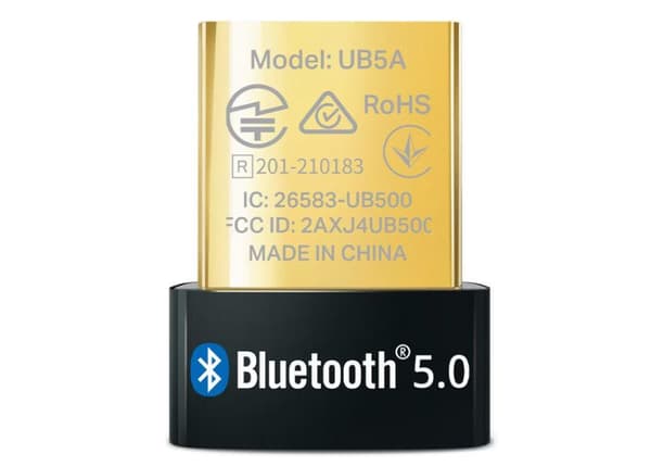 ADAPTOARE  Bluetooth TP-Link, conectare prin USB 2.0, distanta 10 m (pana la), Bluetooth v5.0, antena interna, "UB5A" (timbru verde 0.18 lei)