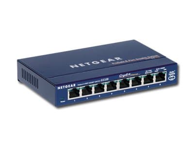 NETGEAR Gigabit Switch 8xRJ45 10/100/1000 8port Lifetime Warranty EN