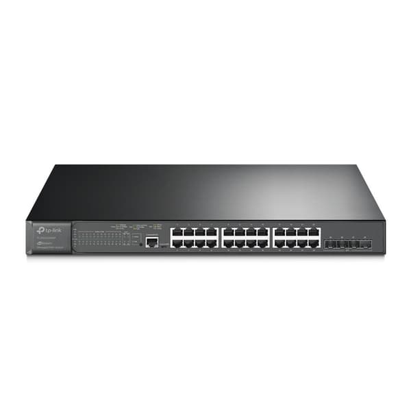 Switch|TP-LINK|Omada|TL-SG3428XMP|Type L2+|Rack|4xSFP+|1xConsole|1|PoE+ ports 24|384 Watts|TL-SG3428XMP musta