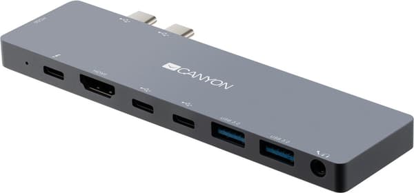 CANYON hub DS-8 8in1 Thunderbolt 4k Space Grey