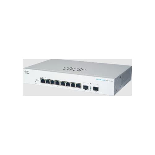 CBS220 SMART 8-PORT GE EXT PS/2X1G SFP Hvid