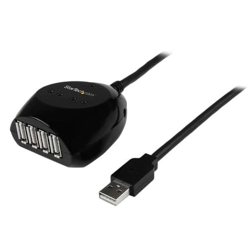 15M USB CABLE WITH 4 PORT HUB/.