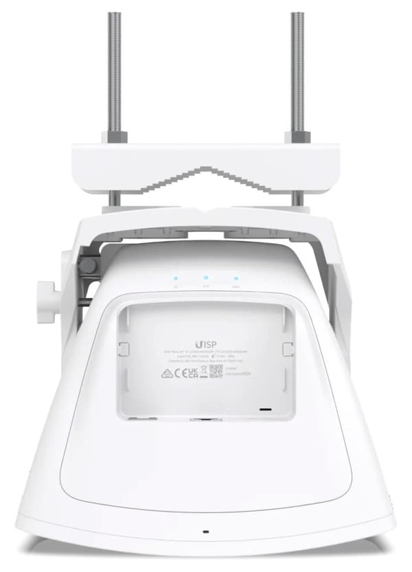 UBIQUITI Wave AP; Max. throughput: 5.4 Gbps (2.7 Gbps duplex); 30° sector coverage; 5 GHz weatherproof backup radio (Max. throughput: 800 Mbps); 2.5 G
