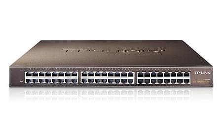 TP-Link TL-SG1048 Unmanaged Gigabit Ethernet (10/100/1000) 1U Black Sort