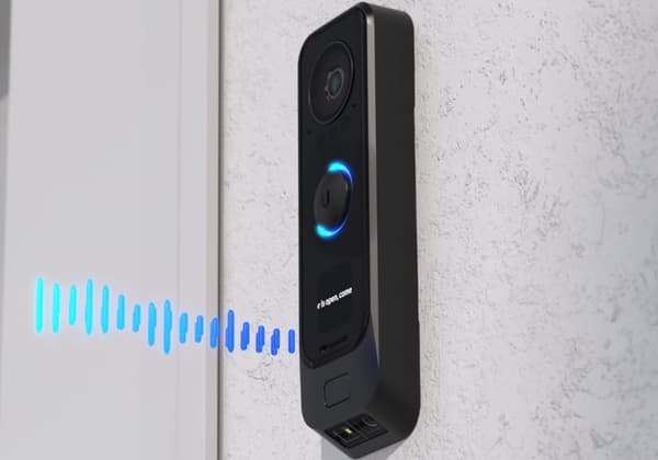 The G4 Doorbell Pro is a WiFi-enabled video doorbell equipped with a primary 5MP camera and a secondary 8MP package camera.