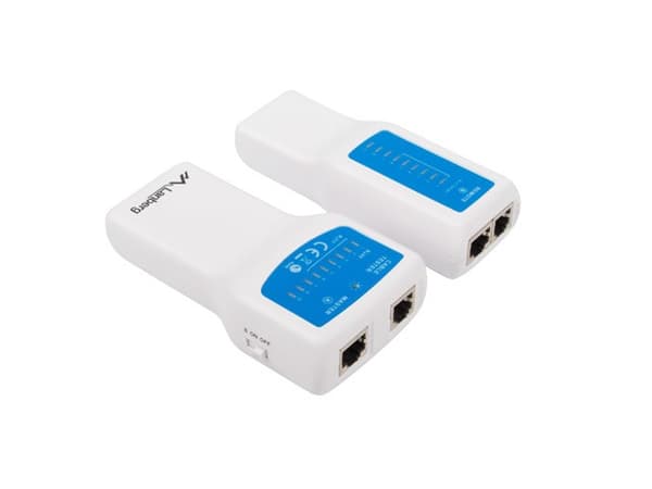 Lanberg NT-0402 netværkskabel tester PoE tester Blå, Hvid