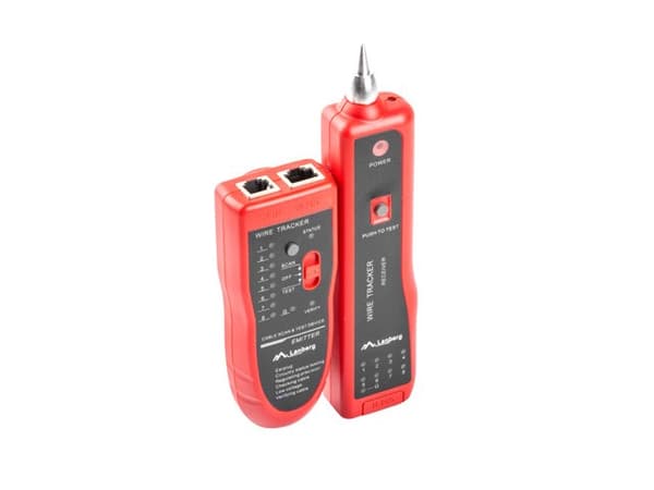Lanberg NT-0501 nätverkskabeltestare Svart, Röd