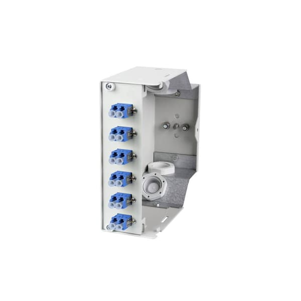 Metz Connect OpDAT REGpro VIK 6xLC-Duplex OS2 Fiberoptisk kopplingspanel 6 Port LC