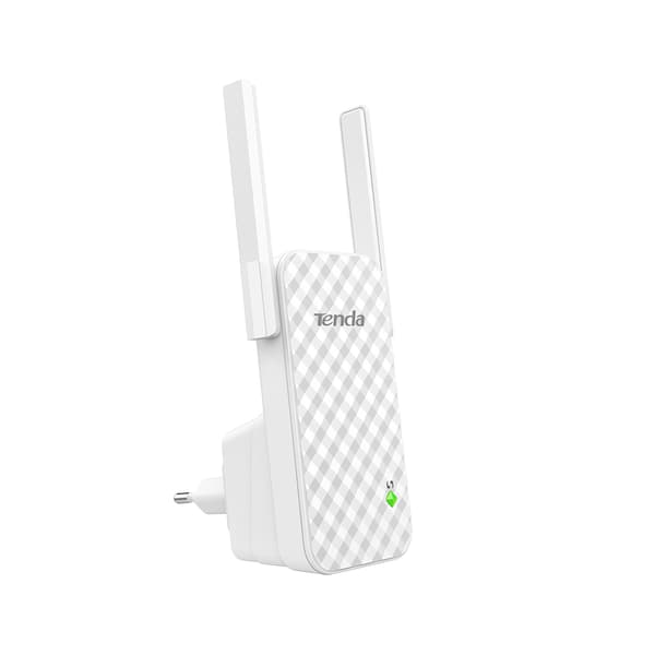 TENDA A9 WL N300 RANGE EXTEND Grå, Hvid
