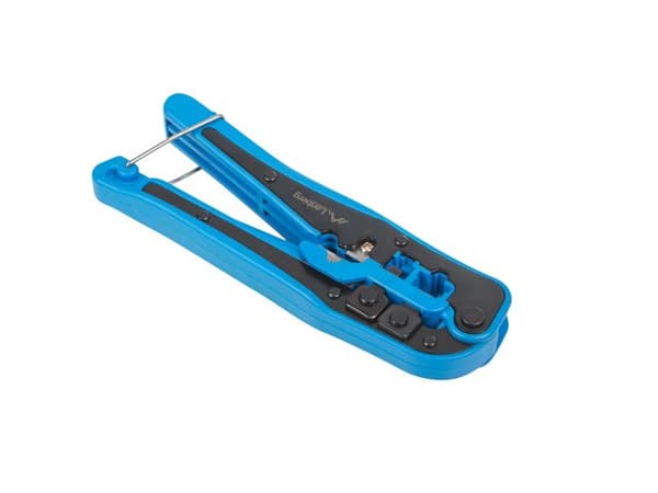 Lanberg NT-0202 kabelpresser Krympeværktøj Sort, Blå