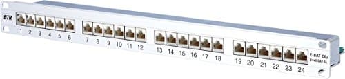 METZ CONNECT 130855C-E - Cat6a - Hvid - Rackmount - 1U (130855C-E-90)