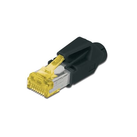 Digitus | A-MO6A 8/8 HRS | AT 6A modulært RJ45 stik, Hirose TM31 8P8C, skærmet, til rundt kabel, inkl
