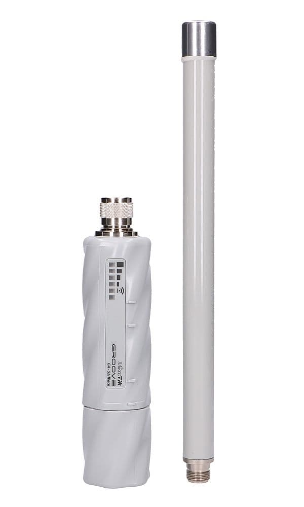 MikroTik GrooveA 52 ac | Klientenhed | RBGrooveGA-52HPacn, Dual Band, 1x RJ45 1000Mb/s Hvid