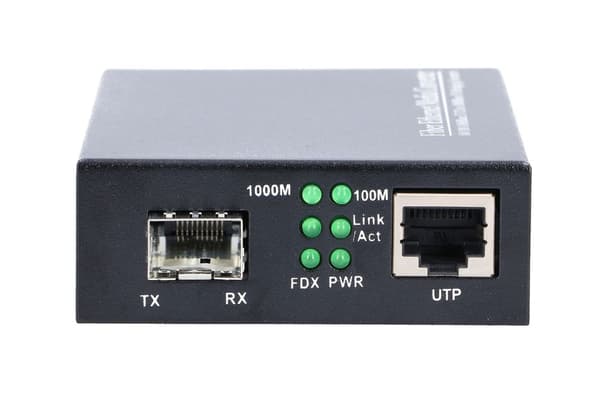 Extralink Sedir | Mediakonverterare | 1x SFP, 1x RJ45 1000Mb/s, MC220-ersättning