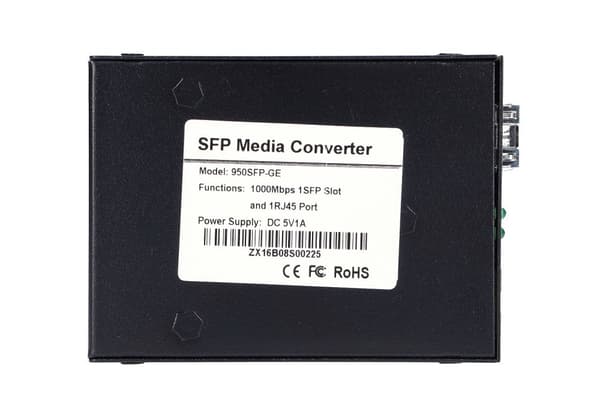 Extralink Sedir | Mediakonverterare | 1x SFP, 1x RJ45 1000Mb/s, MC220-ersättning