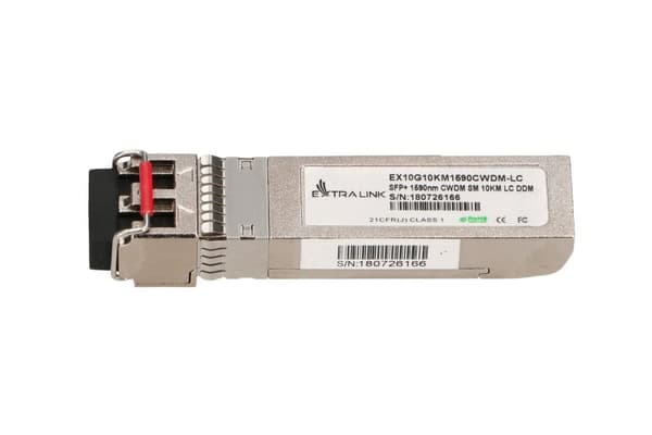 Extralink SFP+ 10G | SFP+ CWDM-modul | 10Gbps, 1590nm, enkelläge, 10km, LC, DOM