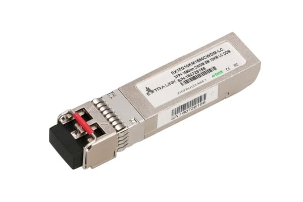 Extralink SFP+ 10G | SFP+ CWDM-modul | 10 Gbps, 1590nm, single mode, 10 km, LC, DOM