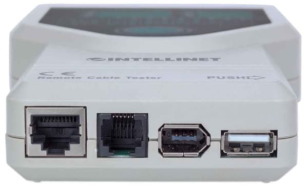 RJ-11/RJ-45/USB/1394/BNC Intellinet Kabeltester