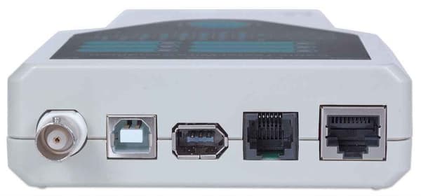RJ-11/RJ-45/USB/1394/BNC Intellinet Kabeltester