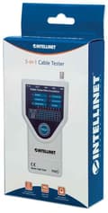 Miniatyrbillede 5 af 5: RJ-11/RJ-45/USB/1394/BNC Intellinet Kabeltester