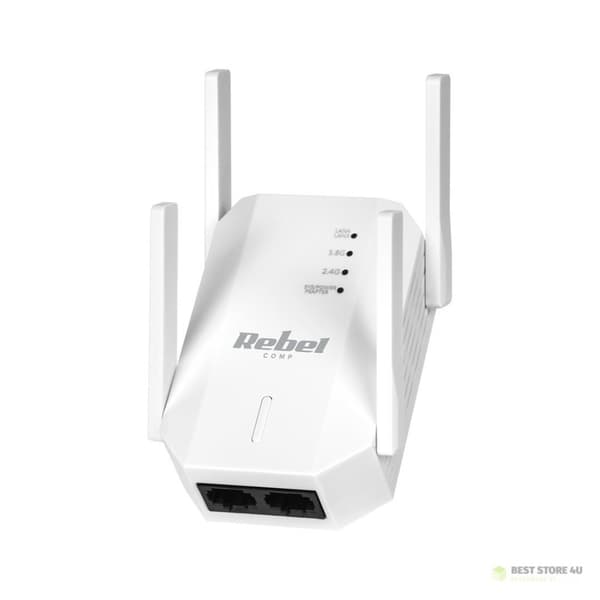 Repeater - 2,4+5 GHz trådlös nätverksförstärkare Rebel