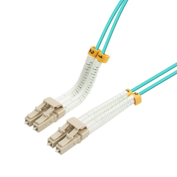 Lanview LC-LC multimode duplex OM3 fiberoptisk kabel 5m fleksibel LSZH, LVO231205-FLEX