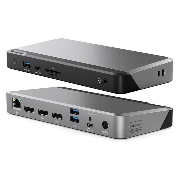 Alogic Dx3 Triple 4K universell dockningsstation - med 100W strömförsörjning, DUPRDX3-WW