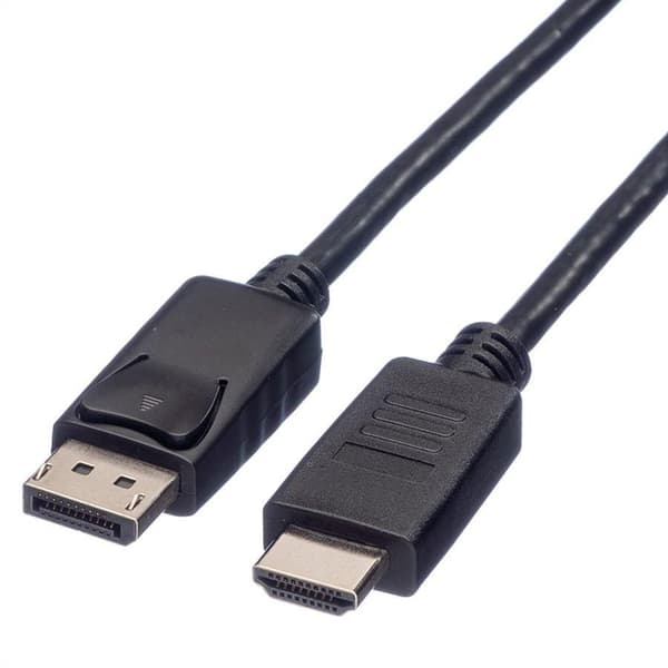 Roline DP til HDMI-kabel, M/M, 1,5M, 11/04/5779
