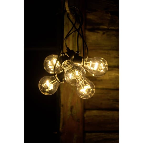 Konstsmide 2372-800 Partyljusslinga Utomhus batteri Antal ljuskällor 45 LED Bernstein Belyst längd: 2 m