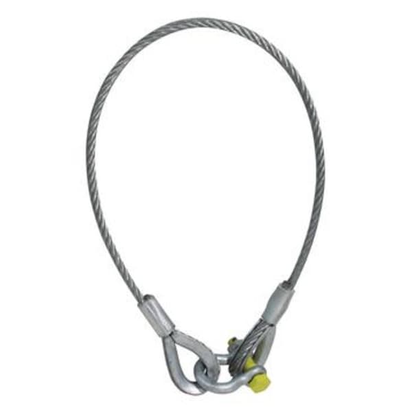 Eurolite 1000x10mm m.Schäkel bis400kg Säkerhetslina
