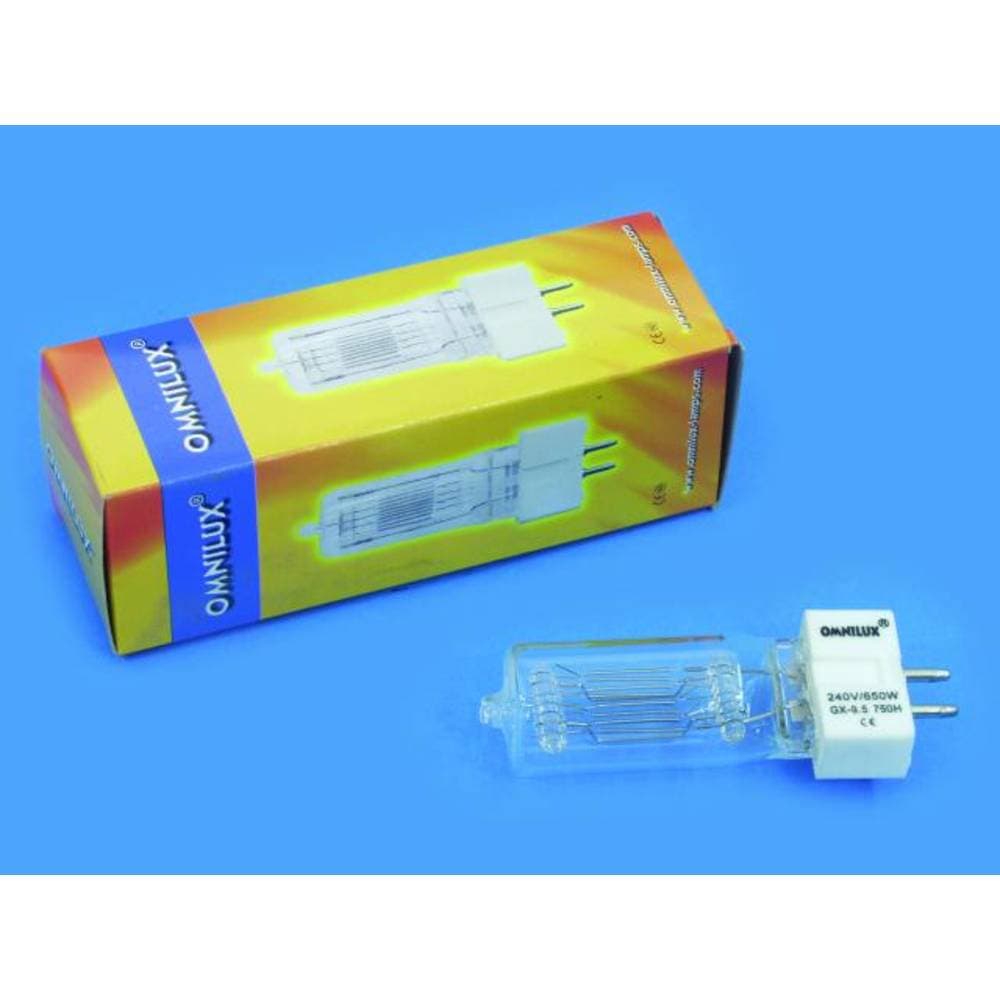 Halogen ljuseffektslampa Omnilux Studiolampe 88341105 GX9.5 N/A Max. effekt: 650 W Vit N/A