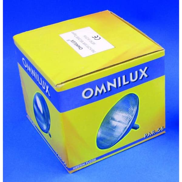 Omnilux WFL Halogen ljuseffektslampa 230 V GX16d 300 W Vit dimbar