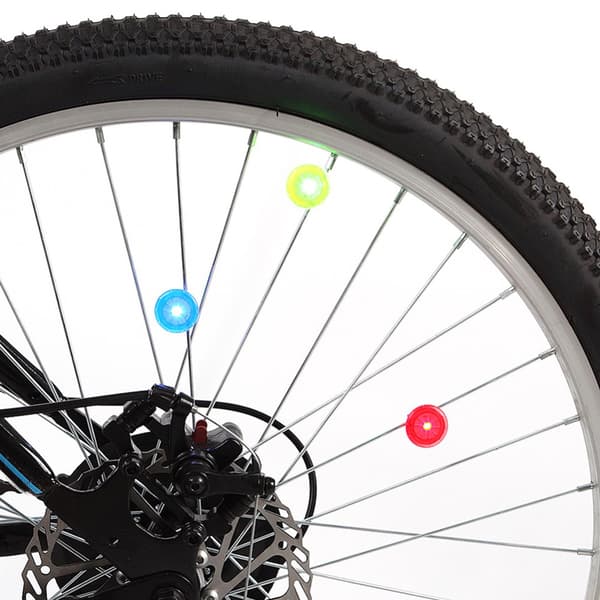 LED cykelhjullys 2-pak Grøn