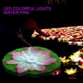 Miniatyrbillede 2 af 5: Flydende LED-belysning lotusblomst til pool og spa - 3-farvet